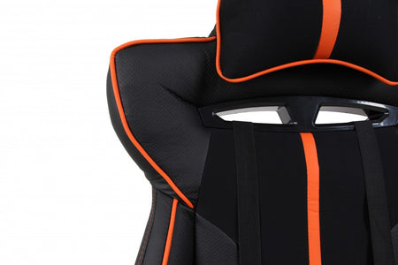 Chaise de Gaming - Noir/Orange | Montreal, Canada ( Meuble Mtl )