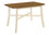 TABLE À MANGER - 36"X 48" / CRÈME / PLATEAU PLACE CHÊNE