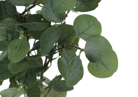 PLANTE ARTIFICIELLE - 46"H / EUCALYPTUS INTERIEUR POT 5"