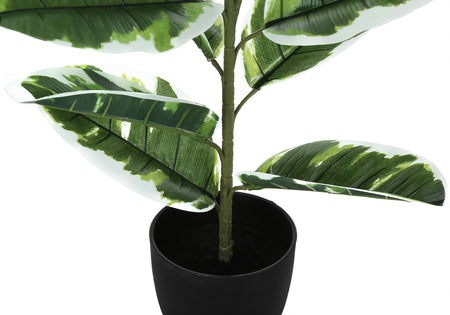 PLANTE ARTIFICIELLE - 27"H / CAOUTCHOUC INTERIEUR POT 5"