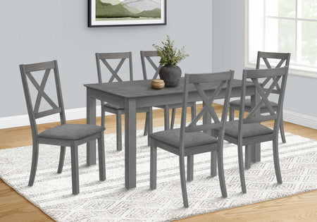TABLE À MANGER - PLACE GRIS LAVÉ / 36"X 60"