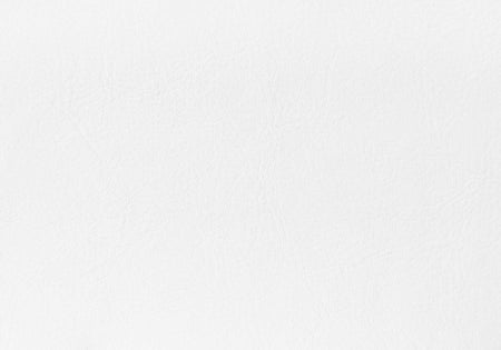 PORTE-REVUES - SIMILI-CUIR BLANC / MÉTAL CHROMÉ ( Meuble Mtl ) 