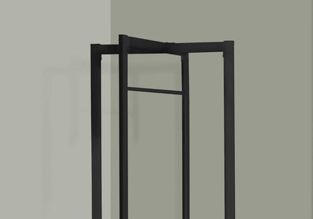 PORTE MANTEAU - 72"H / METAL NOIR  ( Meuble Mtl )
