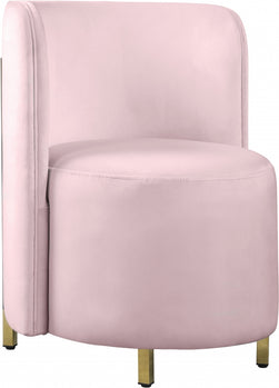 Chaise rotonde en velours