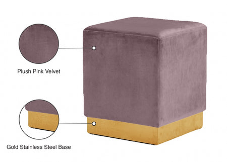 Pouf en velours Jax | Tabouret 