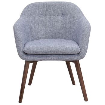 Chaise d'appoint/de salle à manger Minto en mélange de gris