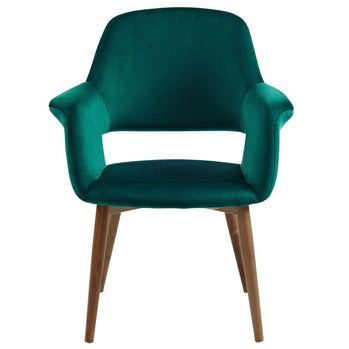 Chaise d'appoint/de salle à manger Miranda en vert