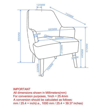 Chaise d'appoint Zoey en gris