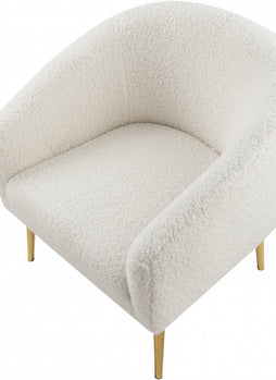 Chaise en fausse fourrure Barlow