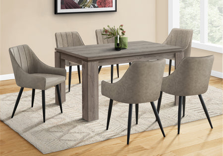TABLE A MANGER - 36"X 60" / TAUPE FONCE 