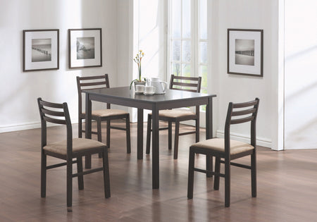 ENSEMBLE À DÎNER - ENSEMBLE 5PCS / PLACAGE ESPRESSO UGS : I 1111