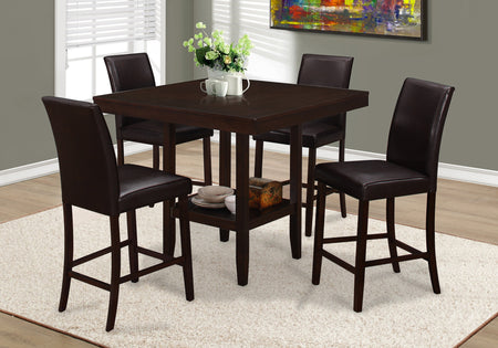 TABLE À MANGER - 42"X 42" / HAUTEUR COMPTOIR ESPRESSO 