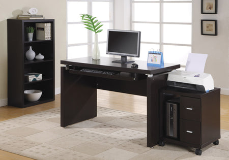 BIBLIOTHEQUE - 48"H / ESPRESSO AVEC TABLETTES AJUSTABLES 
