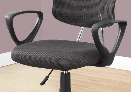 CHAISE DE BUREAU - MESH GRIS JUVENILE / MULTIPOSITIONS 