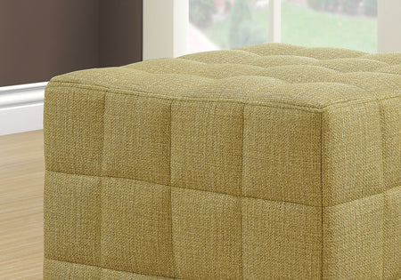 POUF - TISSU ASPECT LIN OU CLAIR 