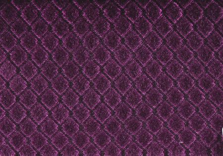 COUSSIN - 18"X 18" / VELOURS DIAMANT VIOLET / 2PCS 