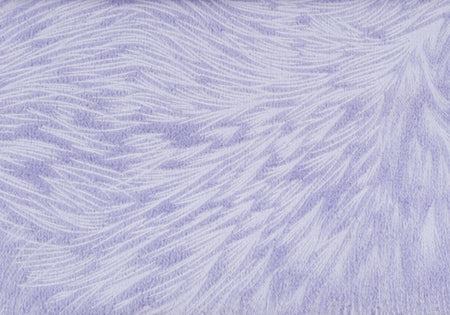 COUSSIN - 18"X 18" / VELOURS À PLUMES VIOLET CLAIR / 2PCS