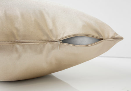 COUSSIN - 18"X 18" / SATIN DORÉ / 2PCS