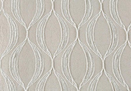 COUSSIN - 18"X 18" / MOTIF VAGUE TAUPE / 1PC