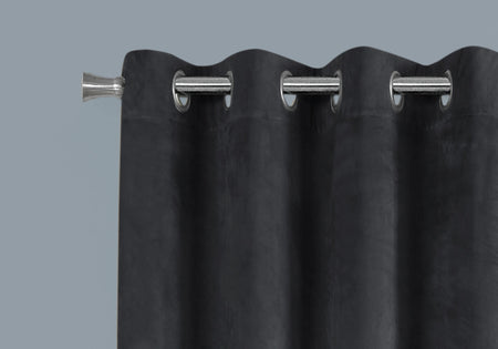 PANNEAU DE RIDEAU - 2PCS / 52"WX 95"H GRIS ASSOMBRISSANT LA PIÈCE